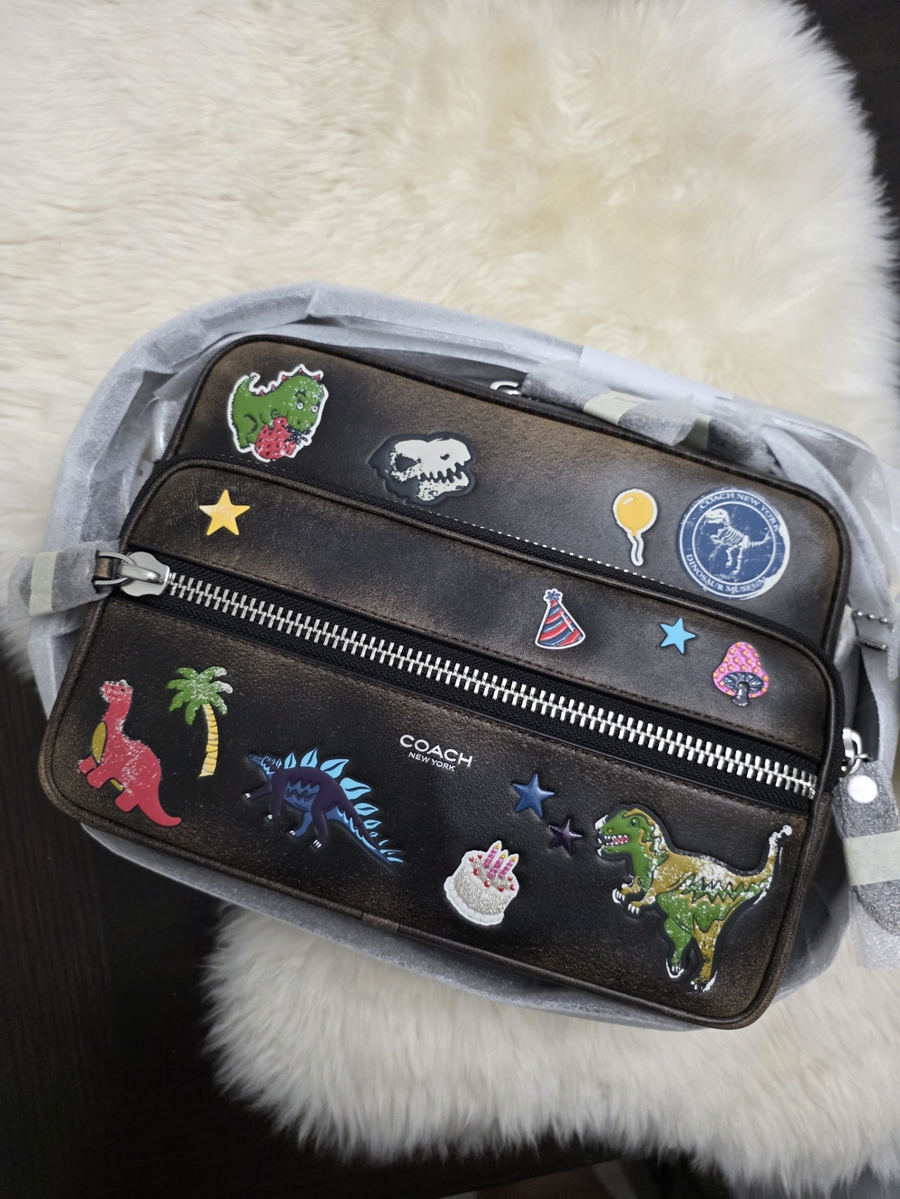 COACH Rexy Dakota Sticket Print Loved Leather 10th Anniversary